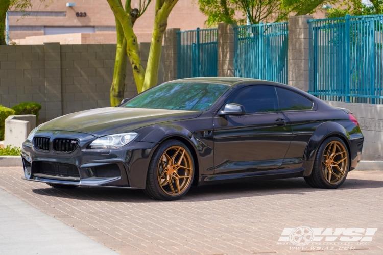 2012 BMW 6-Series with 20" Rohana RFX11 in Brushed Bronze wheels