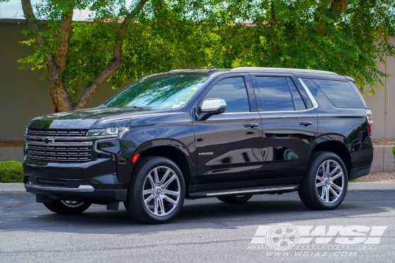 2022 Chevrolet Tahoe with 22" DUB Flex S254 in Chrome wheels