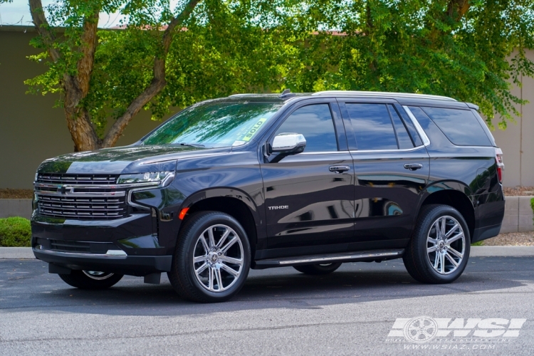 2022 Chevrolet Tahoe with 22" DUB Flex S254 in Chrome wheels