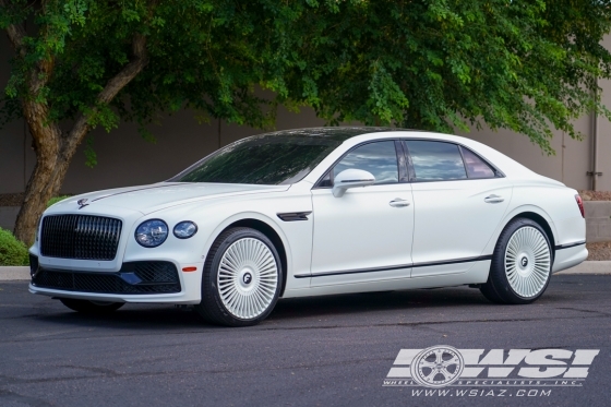 2022 Bentley Continental Flying Spur with 22" Forgiato Trimestre-ECL in Custom wheels