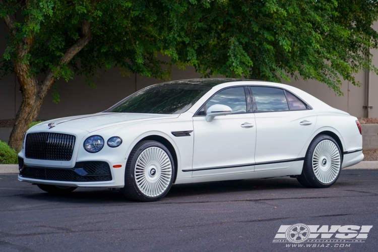 2022 Bentley Continental Flying Spur with 22" Forgiato Trimestre-ECL in Custom wheels
