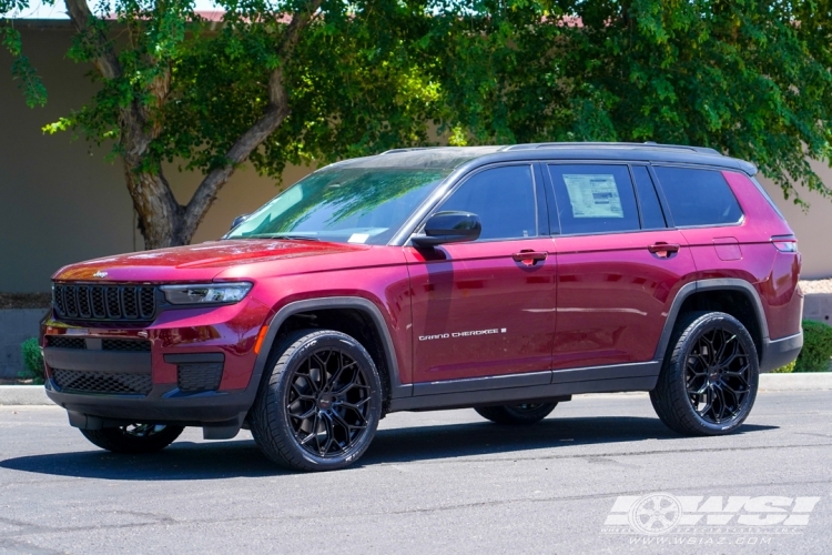 2022 Jeep Grand Cherokee with 22" Gianelle Monte Carlo in Gloss Black wheels