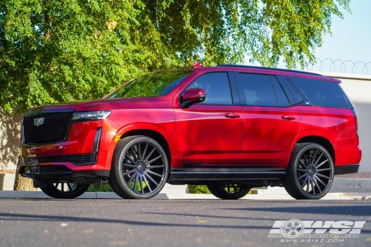 2023 Cadillac Escalade with 26" Gianelle Verdi in Gloss Black wheels
