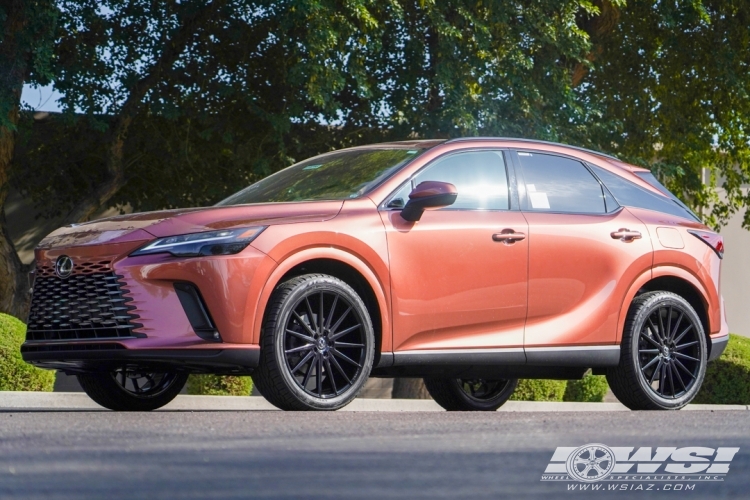 2023 Lexus RX with 22" Gianelle Verdi in Gloss Black wheels