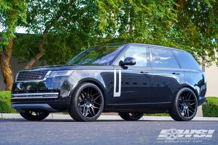 2023 Land Rover Range Rover Sport with 24" Giovanna Bogota in Gloss Black wheels