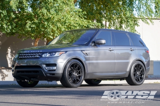 2017 Land Rover Range Rover Sport with 22" HRE FF10 in Tarmac wheels