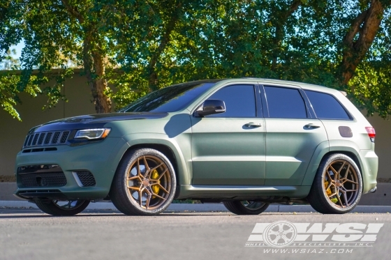 2019 Jeep Grand Cherokee with 22" Rohana RFX11 in Brushed Bronze wheels