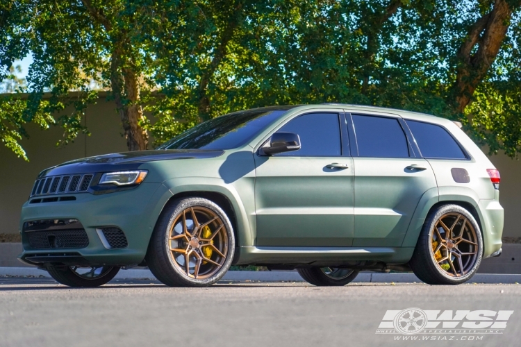 2019 Jeep Grand Cherokee with 22" Rohana RFX11 in Brushed Bronze wheels