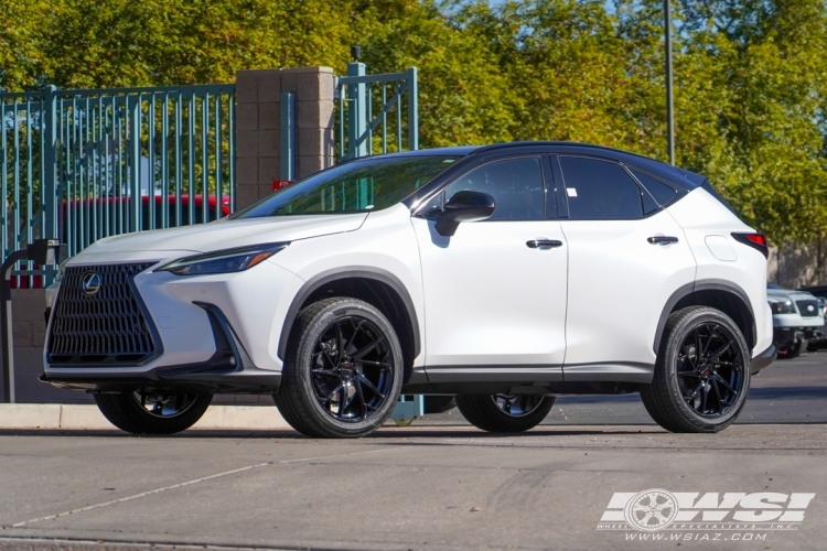 2023 Lexus NX with 20" Giovanna Pistola in Gloss Black wheels