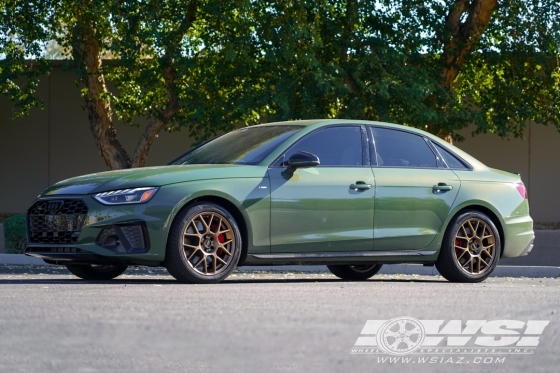 2023 Audi A4 with 18" BBS XR in Matte Bronze wheels