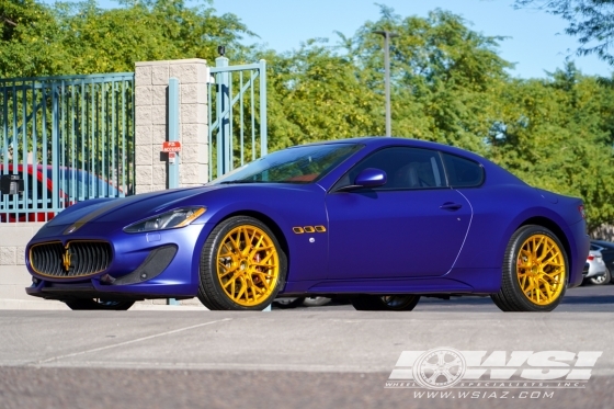 2017 Maserati GranTurismo with 20" Variant Radon in Titanium Brushed Face wheels