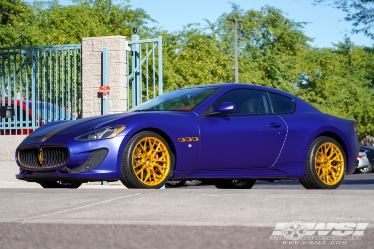 2017 Maserati GranTurismo with 20" Variant Radon in Titanium Brushed Face wheels