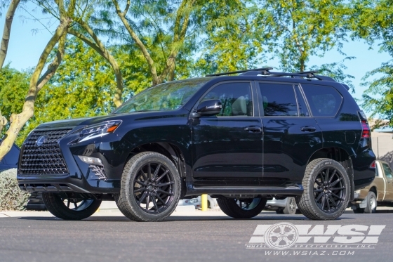 2023 Lexus GX with 22" Vossen HF6-1 in Satin Black wheels