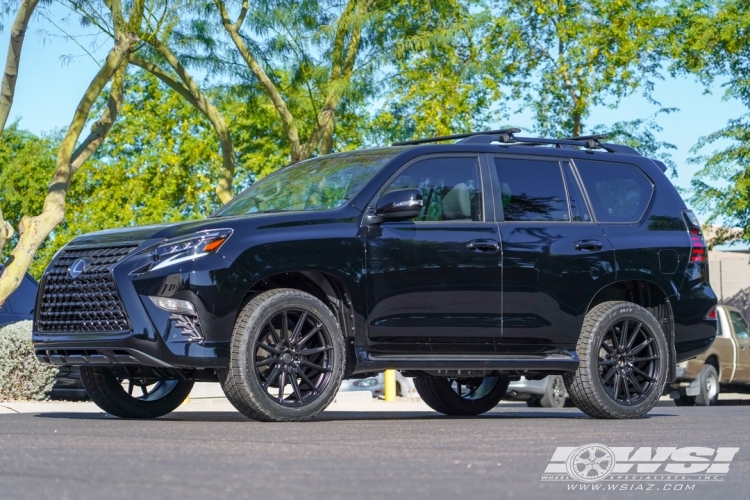 2023 Lexus GX with 22" Vossen HF6-1 in Satin Black wheels