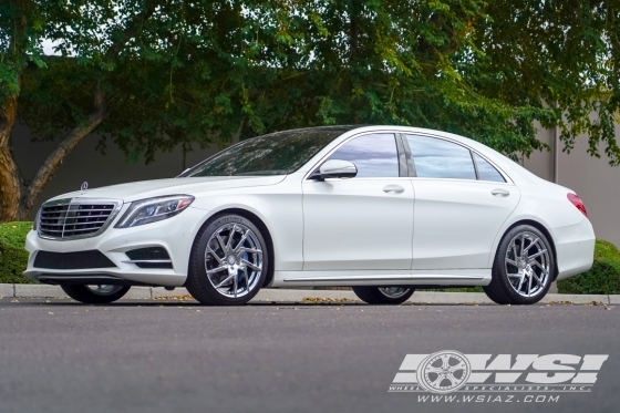 2017 Mercedes-Benz S-Class with 20" Lexani Senna in Chrome wheels