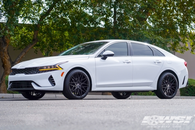 2023 Kia K5 with 20" Koko Kuture Funen in Gloss Black wheels