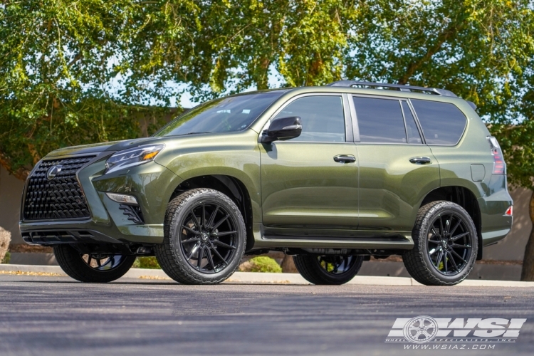 2023 Lexus GX with 22" Vossen HF6-1 in Gloss Black wheels