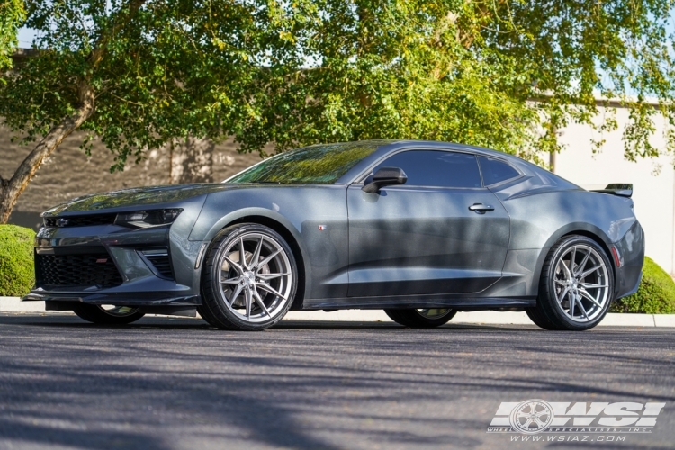 2018 Chevrolet Camaro with 20" Rohana RFX13 in Brushed Titanium wheels