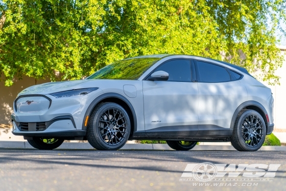 2021 Ford Mustang with 20" TSW Sebring in Matte Black wheels