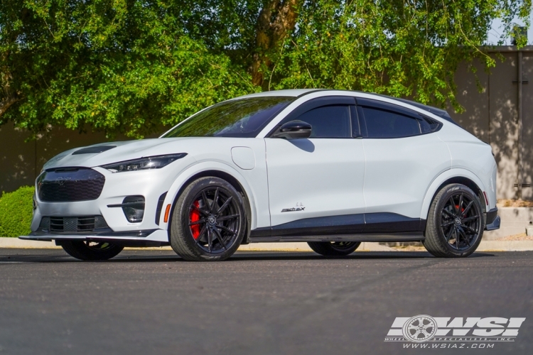 2021 Ford Mustang with 20" Lexani CSS-15 in Gloss Black wheels