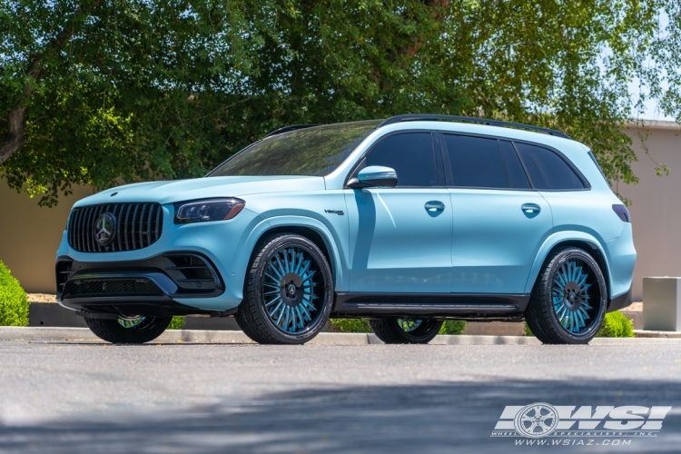 2022 Mercedes-Benz GLS/GL-Class with 24" Forgiato Andata in Custom wheels