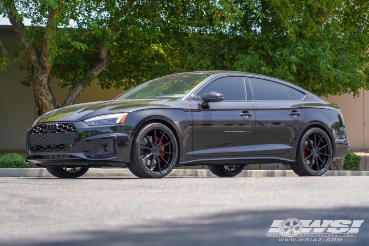 2022 Audi S5 with 20" Variant Argon in Gloss Black wheels