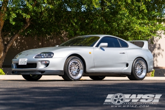 1995 Toyota Supra with 18" CCW Classic in Chrome wheels