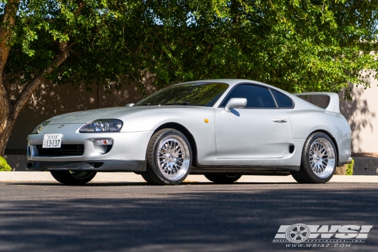 1995 Toyota Supra with 18" CCW Classic in Chrome wheels