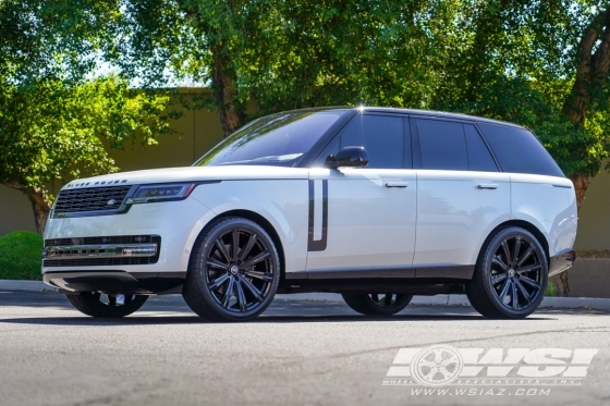 2023 Land Rover Range Rover with 24" Avant Garde Vanguard in Gloss Black wheels