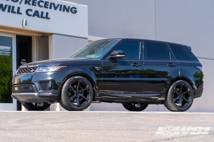 2020 Land Rover Range Rover Sport with 22" Giovanna Dalar X in Gloss Black wheels