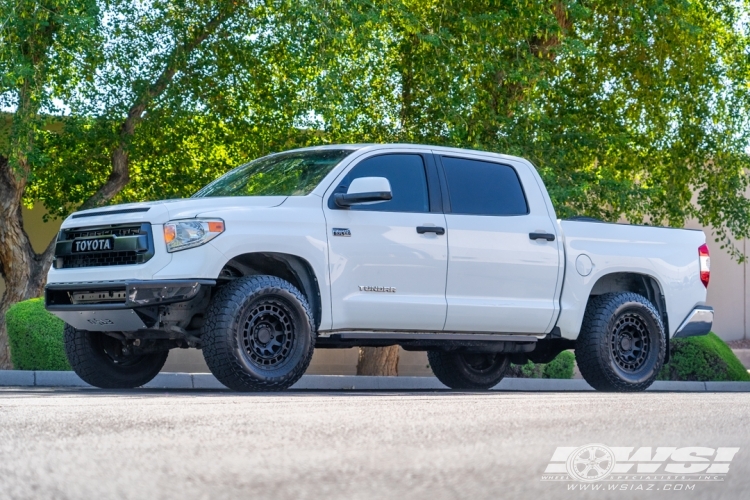 2014 Toyota Tundra with 18" Black Rhino Chamber in Matte Black wheels