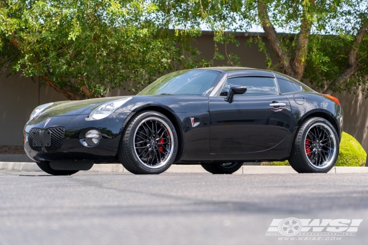 2009 Pontiac Solstice with 19" MRR GT1 in Gloss Black wheels