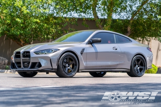 2024 BMW M4 with 21" HRE 305 in Custom wheels