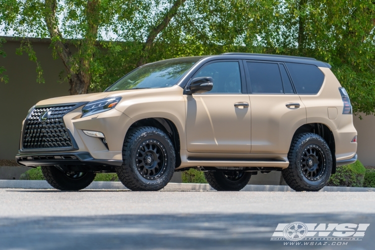 2023 Lexus GX with 18" Method Race Wheels MR315 in Matte Black wheels