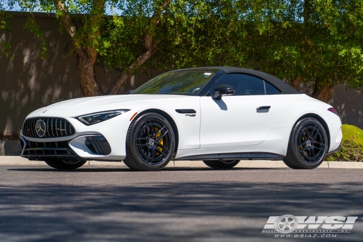 2023 Mercedes-Benz SL-Class with 20" Powder Coating Mercedes-Benz SL55 AMG in Gloss Black wheels