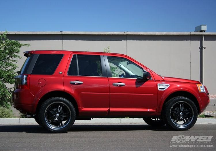 2008 Land Rover LR2 with 20" Giovanna Cuomo in Black (Machined Lip) wheels