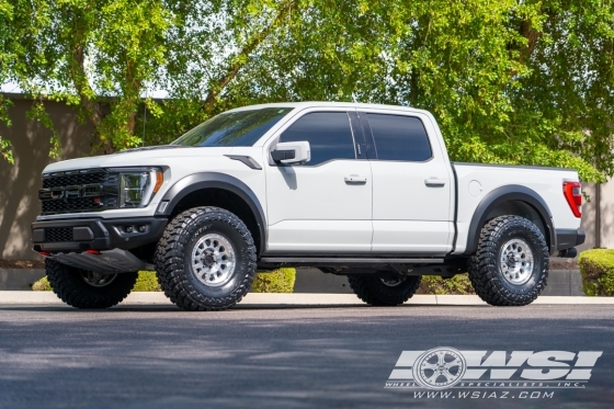 2023 Ford F-150 with 17" Method Race Wheels MR315 in Silver Machined wheels