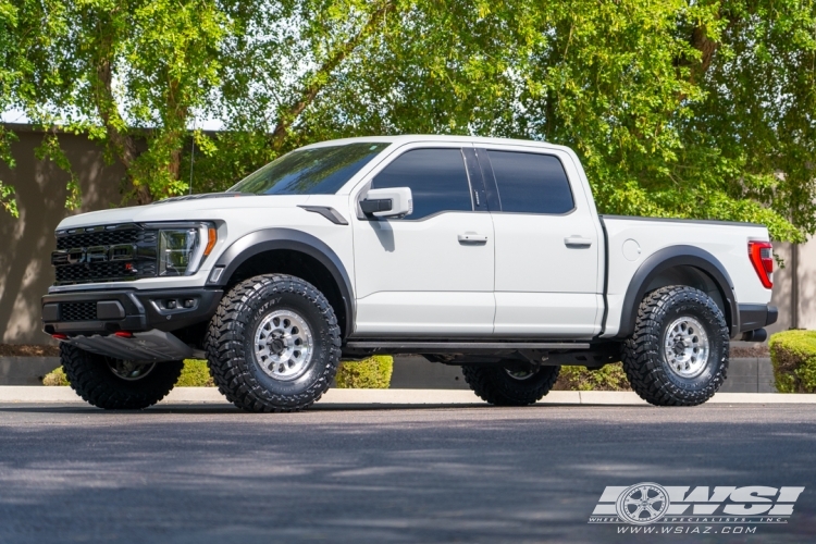 2023 Ford F-150 with 17" Method Race Wheels MR315 in Silver Machined wheels