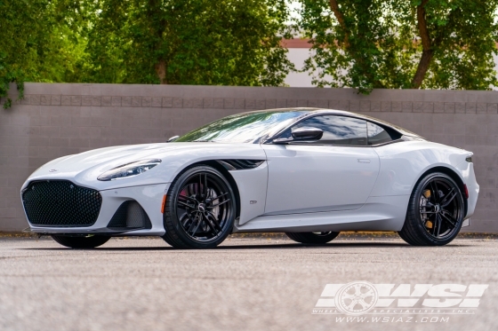 2019 Aston Martin DBS with 21" Powder Coating Aston Martin DBS in Gloss Black wheels