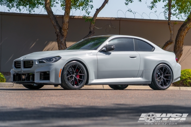 2023 BMW M2 with 20" BBS CI-R Unlimited in Satin Black wheels