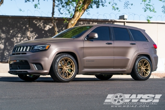 2018 Jeep Grand Cherokee with 20" Stance SF10 in Brushed Bronze wheels