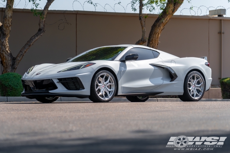 2023 Chevrolet Corvette with 20" Vossen Forged EVO-3 in Custom wheels