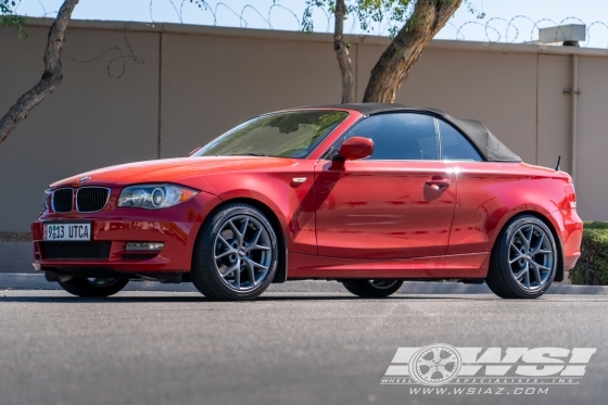 2010 BMW 1-Series with 17" BBS SR in Satin Gray wheels