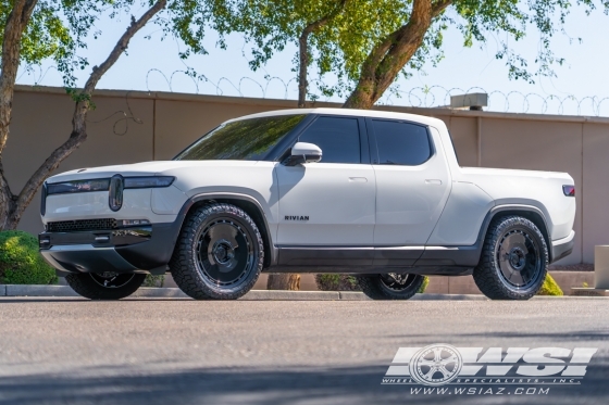 2023 Rivian R1T with 22" Avant Garde AGL78 in Custom wheels