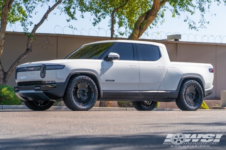 2023 Rivian R1T with 22" Avant Garde AGL78 in Custom wheels