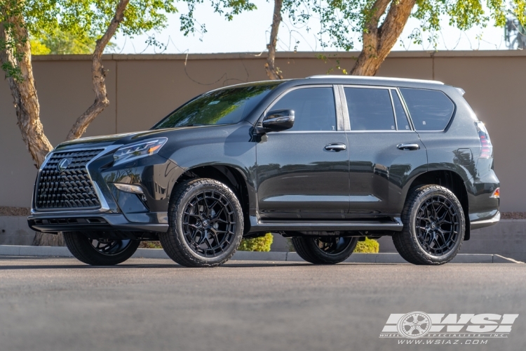 2023 Lexus GX with 22" Vossen HFX-1 in Gloss Black wheels