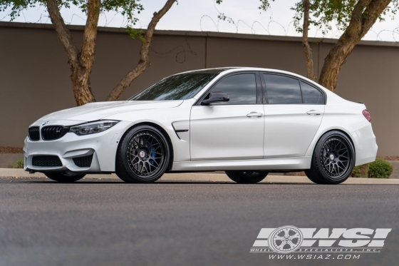 2023 BMW M3 with 20" HRE 300 in Custom wheels