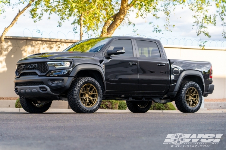 2022 Ram TRX with 20" Vossen HF6-4 in Satin Bronze wheels