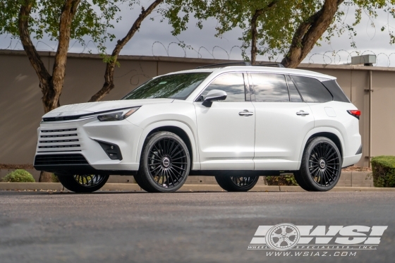 2024 Lexus TX with 24" Vossen HF-8 in Gloss Black wheels