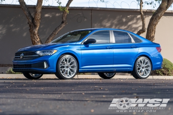 2024 Volkswagen Jetta with 20" Gianelle Monte Carlo in Silver Machined wheels